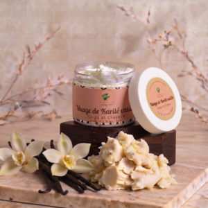 Nuage de karité vanille – Chantilly de karité pour peau, cheveux & barbe
