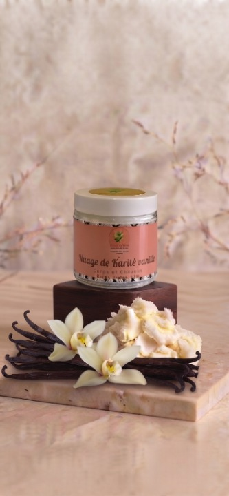 Nuage de karité vanille – Chantilly de karité pour peau, cheveux & barbe – Image 2