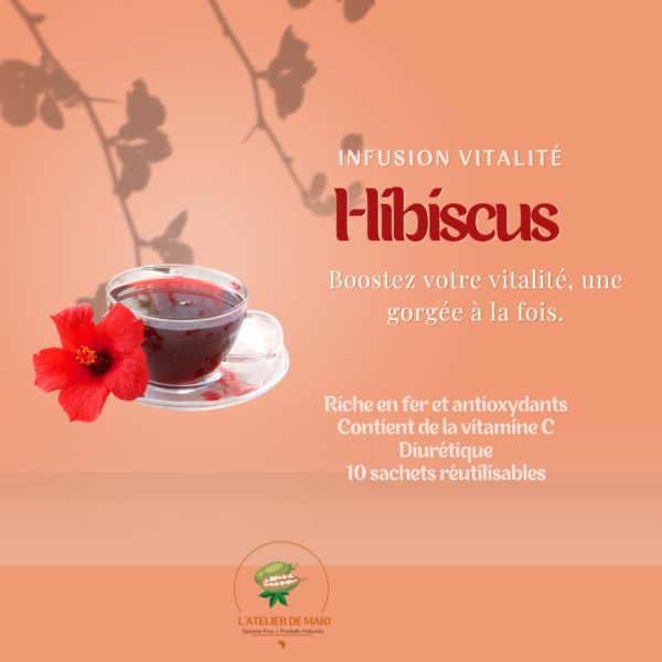 Infusion hibiscus vitalité